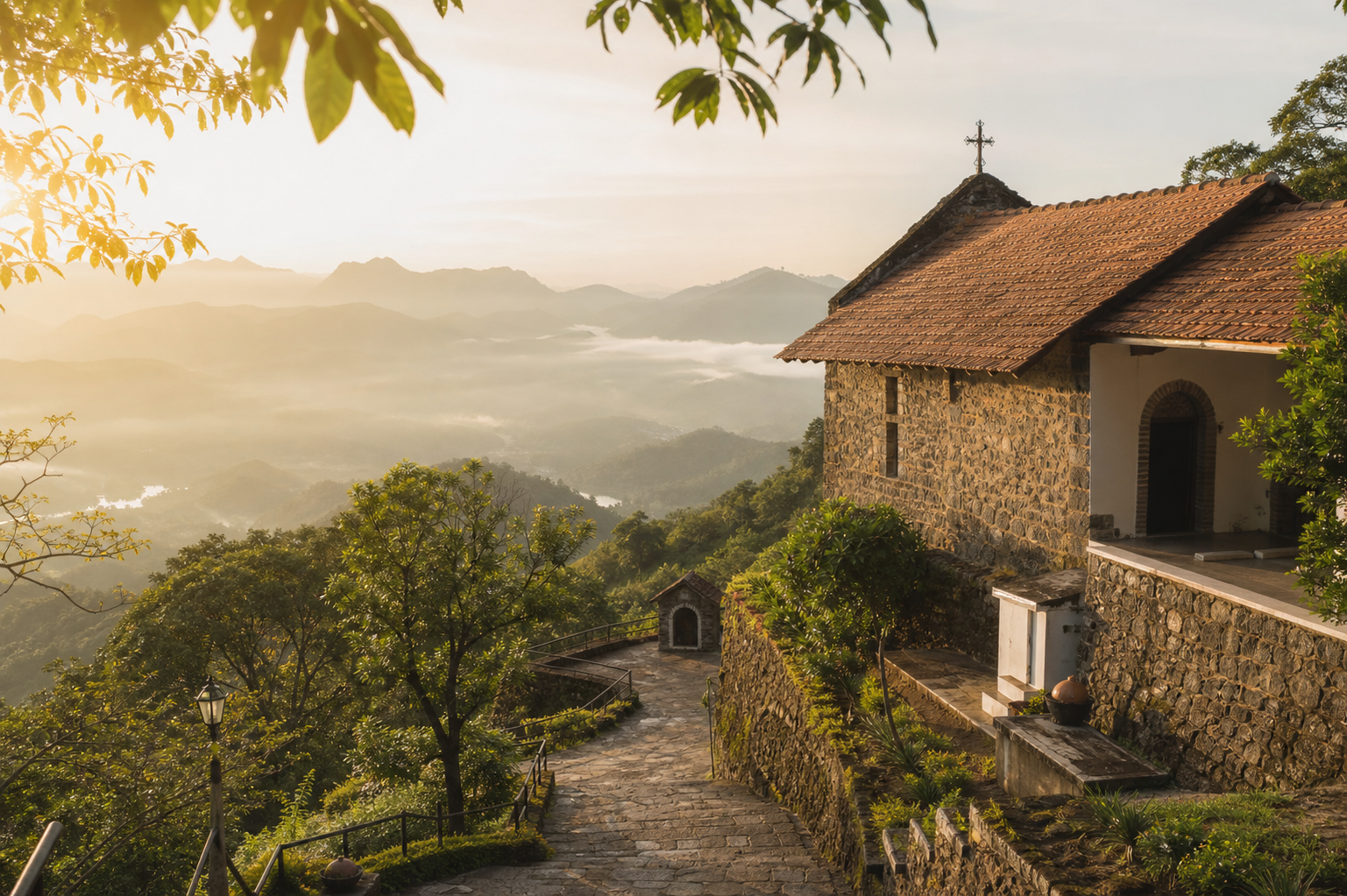 Contemplative sacred highlands of Idukki